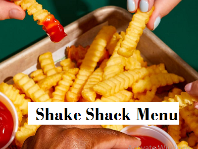 Shake Shack Menu