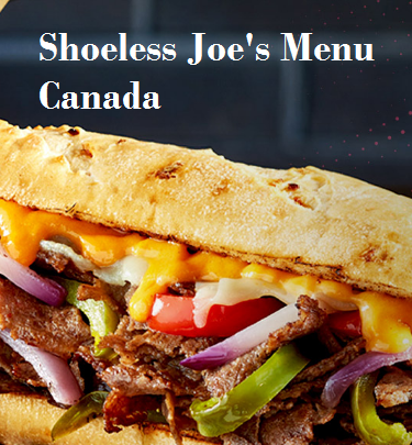 Shoeless Joe's Menu Canada