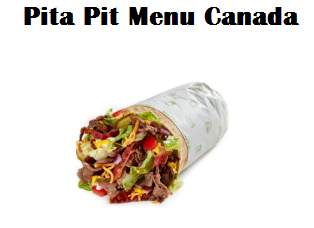 Pita Pit Menu Canada